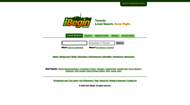 toronto.ibegin.com