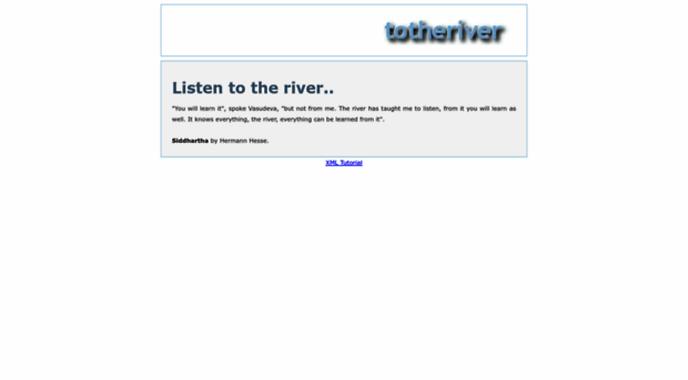 totheriver.com