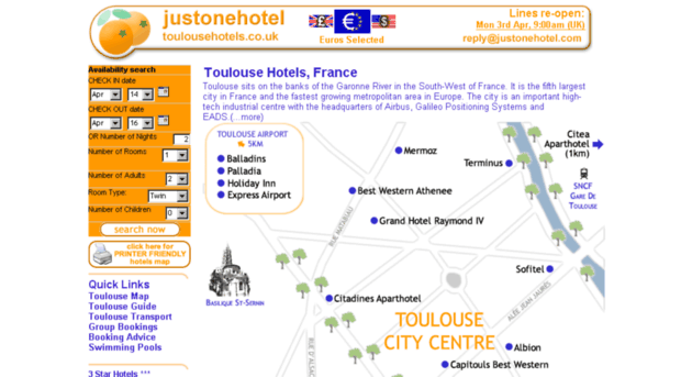 toulousehotels.co.uk