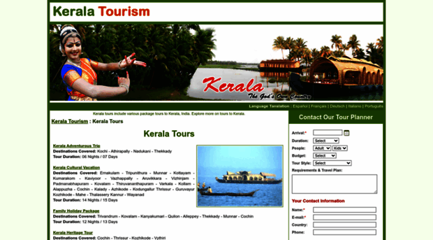 tour-packages.kerala-tourism.org