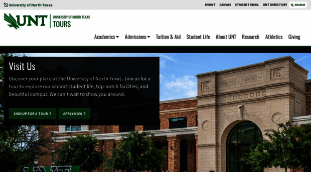 tours.unt.edu