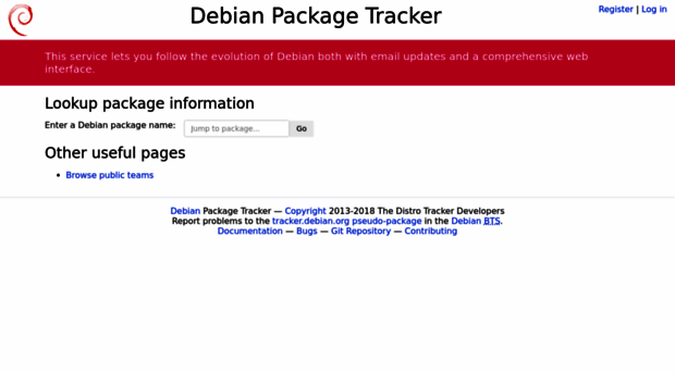 tracker.debian.org