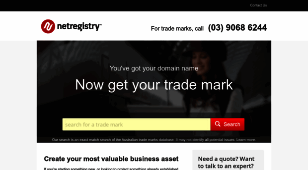 trademarks.netregistry.com.au