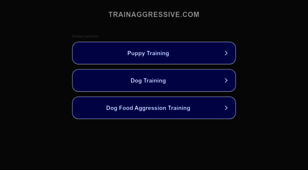 trainaggressive.com