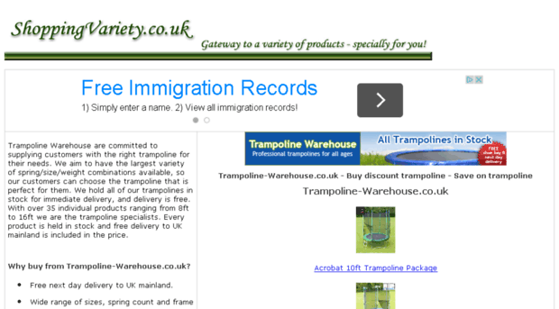 trampolines.shoppingvariety.co.uk