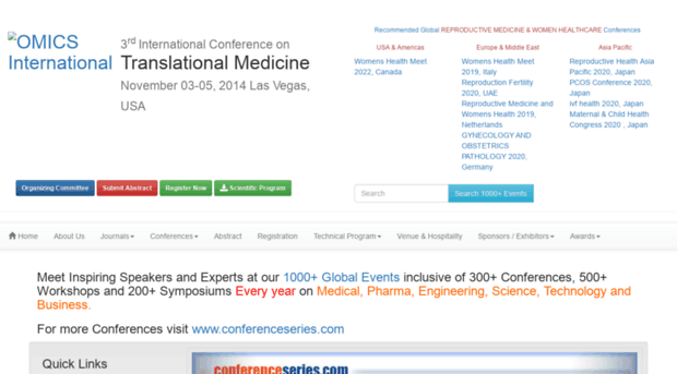 translationalmedicine2014.conferenceseries.net