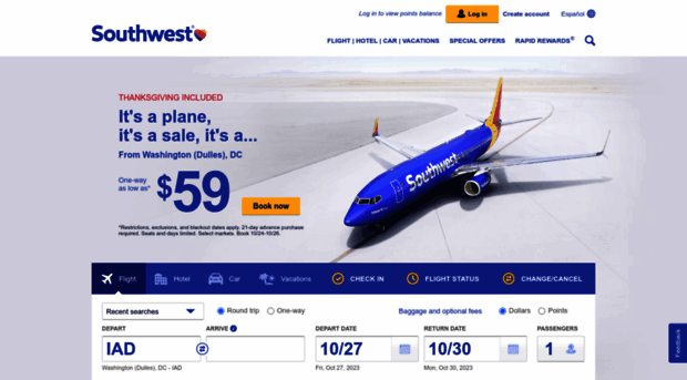 travel.southwest.com