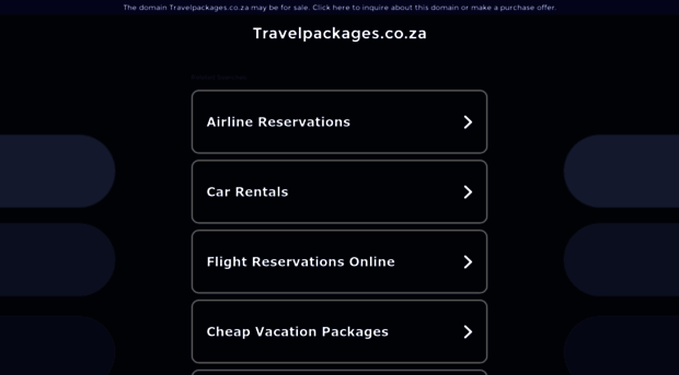 travelpackages.co.za