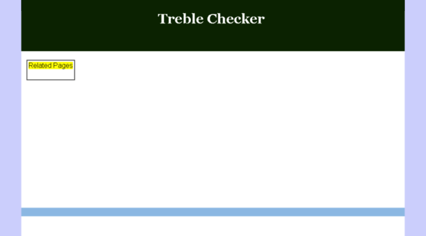 treblechecker.com