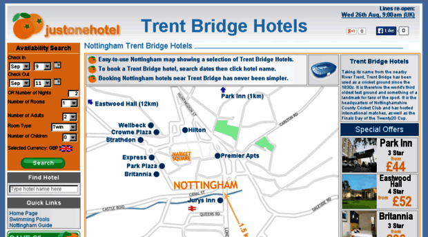 trentbridgehotels.com