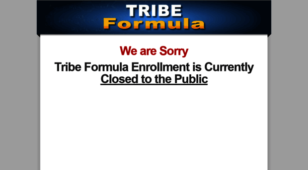tribeformula.com