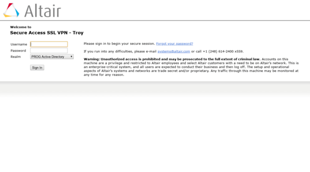 trsslvpn.altair.com