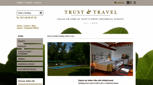 trustandtravel.com
