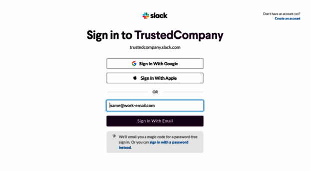 trustedcompany.slack.com