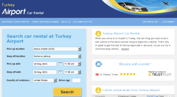 turkeyairportcarrental.com