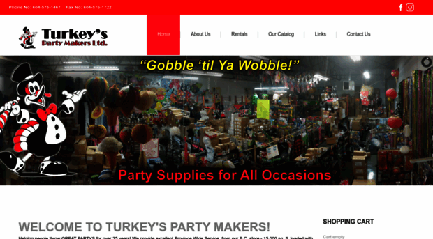 turkeyspartymakers.com