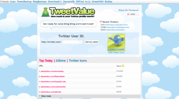 twitvalue.com