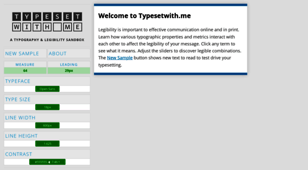typesetwith.me