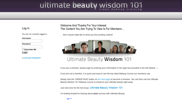 ubw101.ultimatebeautywisdom.com