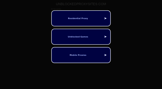 unblockedproxysites.com