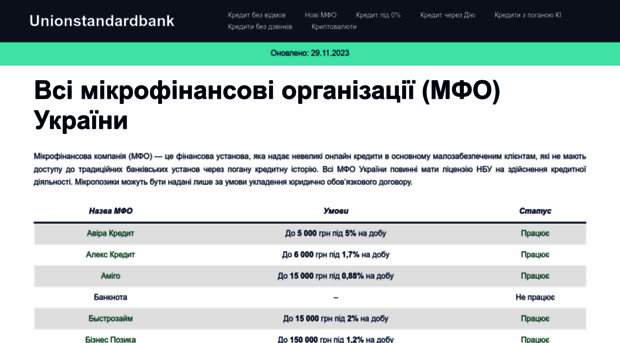 unionstandardbank.com
