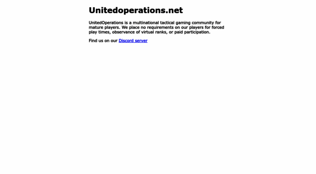 unitedoperations.net