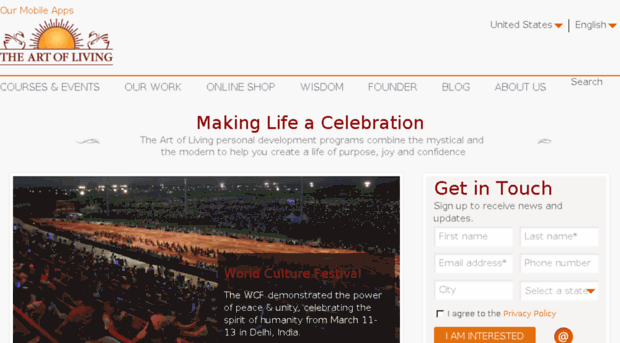 unity.artofliving.org