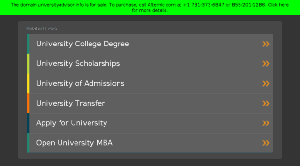 universityadvisor.info