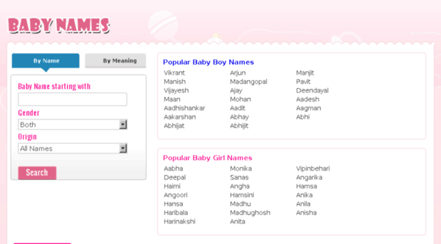 urbabynames.com