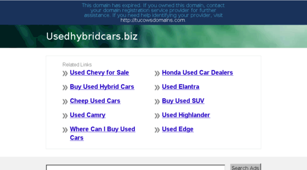 usedhybridcars.biz