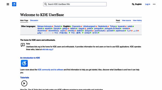 userbase.kde.org