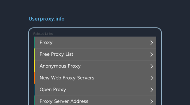 userproxy.info