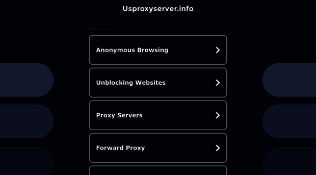 usproxyserver.info