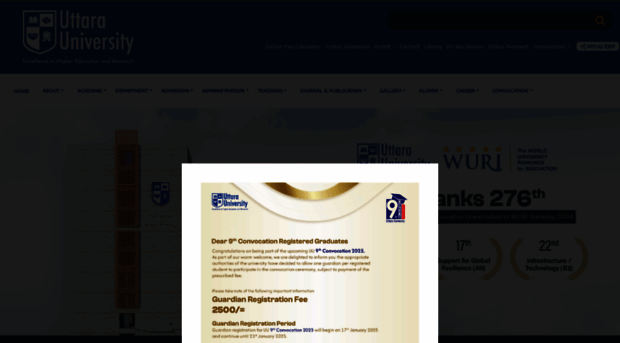 uttarauniversity.edu.bd