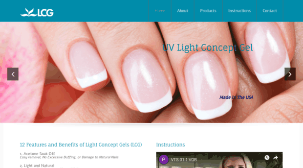 uvlightconceptgel.com