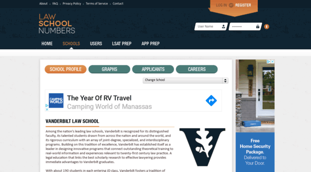 vanderbilt.lawschoolnumbers.com