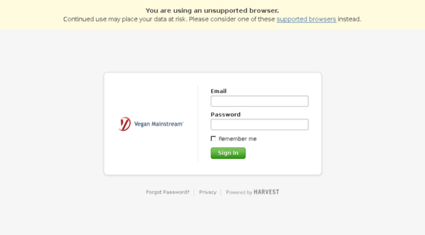 veganmainstream.harvestapp.com