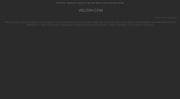 velosh.com
