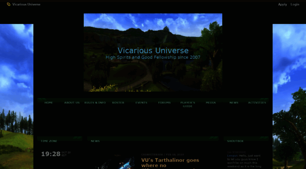 vicariousuniverse.shivtr.com