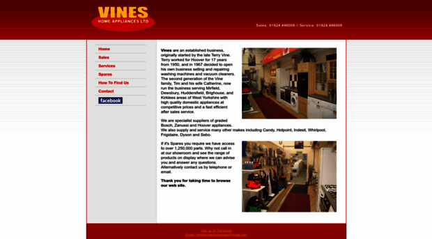 vineshomeappliances.co.uk