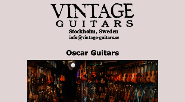 vintage-guitars.se