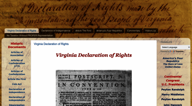 virginiadeclarationofrights.com