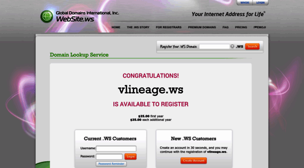 vlineage.ws