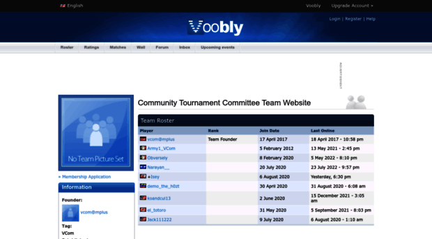 vooblycommittee.voobly.com