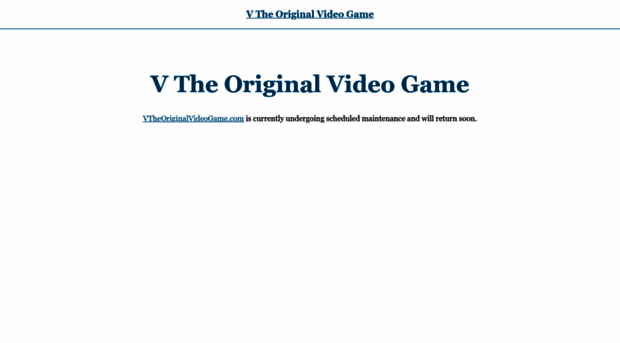vtheoriginalvideogame.com