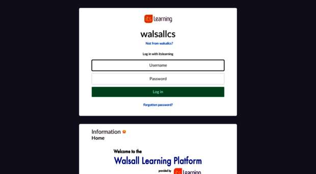 walsallcs.itslearning.com