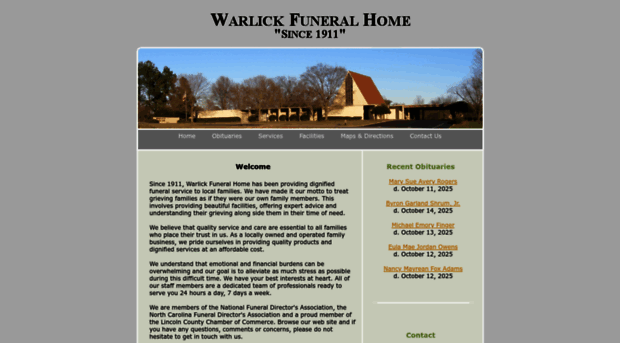warlickfuneralhome.net