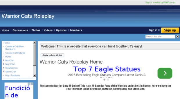 warriorcatsrponline.wikifoundry.com