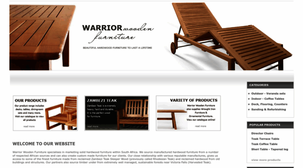warriorwoodenfurniture.co.za