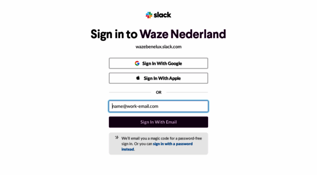 wazebenelux.slack.com